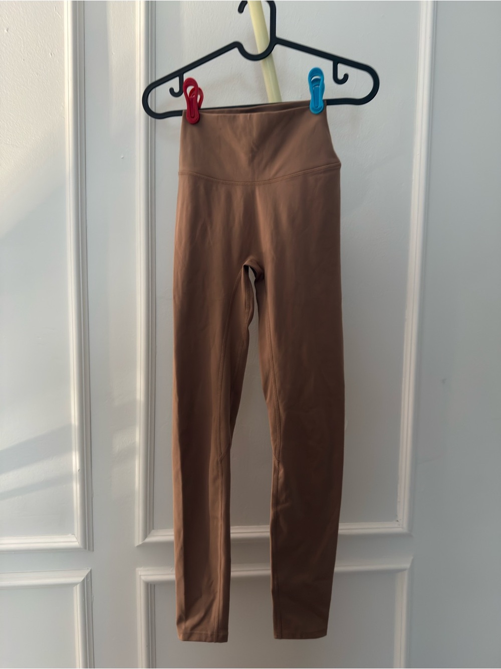 Crop shop boutique light brown leggings